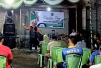 Jaring aspirasi anggota DPRD Maluku Utara, Muhajirin Bailussy di Kelurahan Kalumata, Kecamatan Ternate Selatan. || dok : Ilham/Kasedata