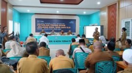 Dinas Pendidikan dan Kebudayaan (Dikbud) Provinsi Maluku Utara matangkan draf Petunjuk Teknis (Juknis) Sistem Penerimaan Murid Baru (SPMB) 2026 melalui Forum Group Discussion (FGD) yang digelar di Aula SMA Negeri 10 Ternate. || dok : Ilham/Kasedata
