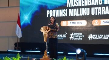 Gubernur Maluku Utara, Sherly Tjoanda Laos membuka Musrenbang RKPD 2027. || dok : Humas/Adpim Malut
