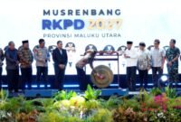 Gubernur Malut membuka kegiatan Musrenbang RKPD 2027 di Gamalama Ballroom Bela Hotel Ternate. || dok : Humas/Adpim Malut