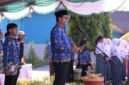 Kadikbud Maluku Utara, Abubakar Abdullah membacakan amanat nasional dari Menteri Komunikasi dan Digital RI, Meutya Viada Hafid, yang menekankan bahwa Harkitnas ke-118 adalah momentum refleksi, kebangkitan intelektual, dan peneguhan persatuan bangsa. Amanat itu dibacakan di Pulau Obi saat menjadi Inspektur Upacara. || dok : Kasedata