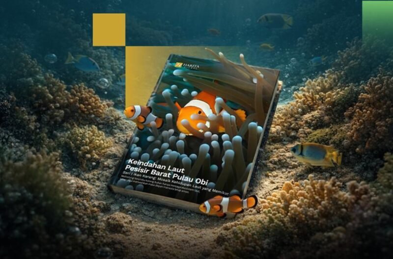 Seri pertama dari buku Keindahan Laut Pesisir Barat Pulau Obi, yang saat ini dalam proses cetak, memotret ekosistem perairan Obi yang masih terjaga di tengah aktivitas industri.