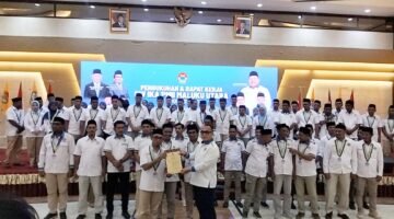 Pengukuhan dan Raker, IKA PMII Malut Komitmen Dukung Pembangunan Daerah