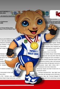 PORPROV Malut Ditunda, Ini Jadwal Barunya