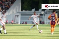 Laga penutup musim antara Borneo FC dan Malut United di Stadion Segiri, Samarinda [dok : kasedata]