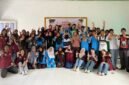 Mahasiswa KKSD UMMU Kelompok 3 dalam kegiatan sosialisasi bahaya narkotika [dok : kasedata]