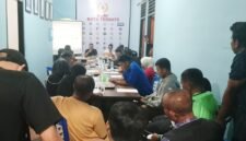 KONI Kota Ternate saat menggelar rapat memfinalisasi persiapan keberangkatan kontingen PORPROV 2026 [Foto : kasedata.id]
