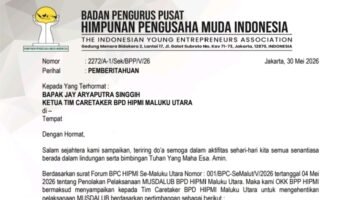BPP HIPMI Batalkan Musdalub Maluku Utara