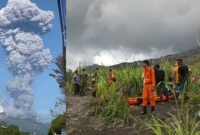 Erupsi Gunung Dukono/Tim SAR Gabungan