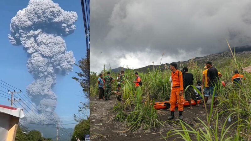 Erupsi Gunung Dukono/Tim SAR Gabungan