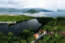 View lago montana diambil dari udara [dok : kasedata]