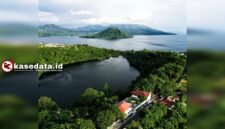 View lago montana diambil dari udara [dok : kasedata]