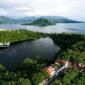 View lago montana diambil dari udara [dok : kasedata]
