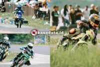 Tiga atlet IMI Kota Ternate saat berlaga di ajang Wali Kota Cup Race I di Kota Tidore, baru-baru ini [dok : kasedata]