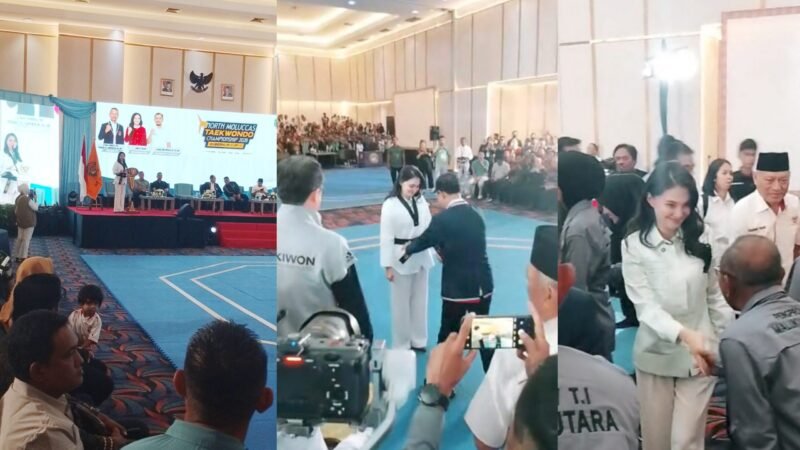 Prosesi pelantikan pengurus Provinsi Taekwondo Indonesia Maluku Utara periode 2026–2030 [dok : kasedata]