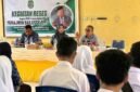 Ketua Komisi IV DPRD Malut, Muhajirin Bailussy dalam agenda reses di SMA Negeri 5 Halmahera Barat. || dok : Kasedata