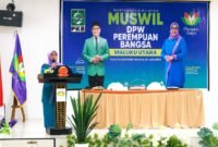 Sekretaris Jenderal DPP Perempuan Bangsa Hj. Nur Nadlifah saat membuka kegiatan Muswil DPW Perempuan Bangsa Maluku Utara. || dok : Ilham/Kasedata