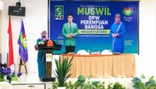 Sekretaris Jenderal DPP Perempuan Bangsa Hj. Nur Nadlifah saat membuka kegiatan Muswil DPW Perempuan Bangsa Maluku Utara. || dok : Ilham/Kasedata