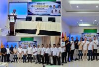 Ketua PW IKA PMII Maluku Utara, Muhajirin Bailussy membuka kegiatan Sekolah Pergerakan yang berlangsung selama tiga hari. || dok : Ilham/Kasedata