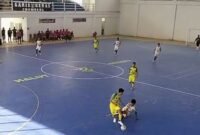 Suasana pertandingan cabang olahraga futsal pada Pekan Olahraga Provinsi (Porprov) ke-V tahun 2026. || dok : Ilham/Kasedata