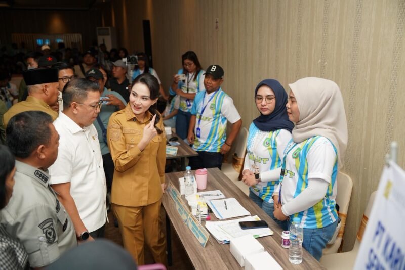 Gubernur Sherly Tjoanda Kunjungi Gerai Pengembangan Karier dari Harita Nickel 