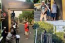 Alumni STEMAN bergotong royong menyelesaikan pembangunan gapura utama yang akan menjadi ikon penyambutan peserta Reuni Akbar. || dok : Ilham/Kasedata