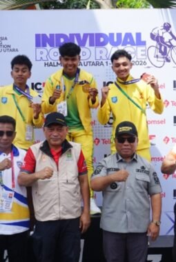 Ternate Sapu Bersih Emas, Perak, dan Perunggu Balap Sepeda PORPROV Malut