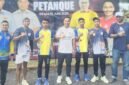 Atlet - atlet petanque saat berpose bersama ketua umum FOPI Kota Ternate [dok : kasedata]
