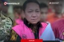 Mantan Bupati Pulau Taliabu, Aliong Mus, saat ditahan oleh Kejati Maluku Utara [Foto : Acim/kasedata]