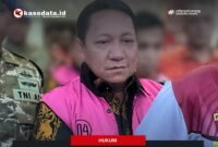 Mantan Bupati Pulau Taliabu, Aliong Mus, saat ditahan oleh Kejati Maluku Utara [Foto : Acim/kasedata]