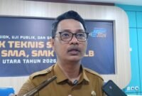 Ketua Panitia SPMB Maluku Utara, Sofyan. || dok : Ilham/Kasedata
