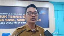 Ketua Panitia SPMB Maluku Utara, Sofyan. || dok : Ilham/Kasedata