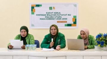 Rapat kerja wilayah (Rakerwil) PW Fatayat Nahdlatul Ulama Maluku Utara. || dok : Kasedata