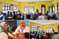 Suasana sosialisasi bahaya bullying bagi siswa-siswi kelas IX SMP Negeri 3 Kota Ternate. || dok : Kasedata