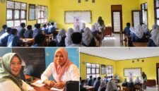 Suasana sosialisasi bahaya bullying bagi siswa-siswi kelas IX SMP Negeri 3 Kota Ternate. || dok : Kasedata