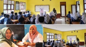 Suasana sosialisasi bahaya bullying bagi siswa-siswi kelas IX SMP Negeri 3 Kota Ternate. || dok : Kasedata