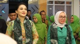 Gubernur Maluku Utara bersama Wakil Menteri Koperasi RI tiba dilokasi acara pelantikan. || dok : Humas/Adpim Malut
