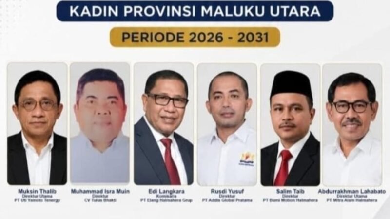 Bakal Calon Ketua Kadin Maluku Utara 2026-2031