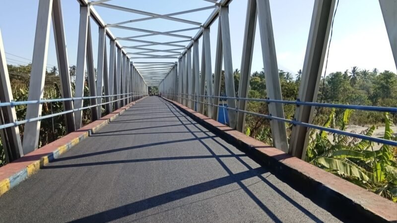 Penanganan berkala Jembatan Ake Oba yang selesai dikerjakan oleh PPK 2.1 BPJN Malut, Jumat (31/7/2026). 