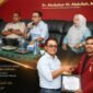 Kepala Dinas Pendidikan dan Kebudayaan Provinsi Maluku Utara saat menjadi narasumber Seminar yang dilaksanakan pengurus DPD IMM Maluku Utara. || dok : Kasedata
