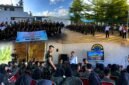 Para siswa Sekolah Rakyat Menengah Pertama (SRMP) 26 Ternate antusias mengikuti Program Taruna Bakti Akademi TNI yang dipusatkan di Pangkalan TNI Angkatan Laut (Lanal) Ternate. Kegiatan tersebut didampingi langsung para wali asuh asrama dan Kepala Sekolah. || dok : Ilham/Kasedata