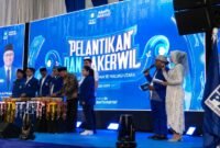 Prosesi Pelantikan dan Rapat Kerja Wilayah (Rakerwil) DPW serta DPD PAN se-Maluku Utara periode 2024–2029. || dok : Karsi/Kasedata