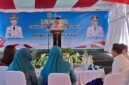 Wakil Gubernur Maluku Utara, H. Sarbin Sehe resmikan Gerakan Cepat Peduli Lingkungan Sekolah dan Gerakan Satu Rekening Satu Pelajar yang dipusatkan di SMA Negeri 3 Kota Ternate. || dok : Ilham/Kasedata