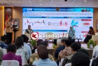 Kepala Bank BI, Handi Susila memaparkan dinamika inflasi, prospek pertumbuhan ekonomi serta besarnya potensi sektor perikanan sebagai salah satu kekuatan ekonomi daerah. || dok : Ilham/Kasedata