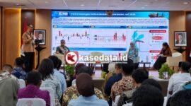 Kepala Bank BI, Handi Susila memaparkan dinamika inflasi, prospek pertumbuhan ekonomi serta besarnya potensi sektor perikanan sebagai salah satu kekuatan ekonomi daerah. || dok : Ilham/Kasedata