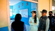 Gubernur Maluku Utara meninjau pekerjaan Revitalisasi di SMA Negeri 5 Kota Tidore Kepulauan. || dok : Kasedata