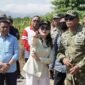 Gubernur Maluku Utara Sherly Tjoanda bersama Kepala Staf Umum (Kasum) TNI, Letnan Jenderal TNI Richard Taruli Horja Tampubolon, meninjau langsung lokasi Proyek Strategis Nasional (PSN) di eks HGB PT Darko. || dok : Kasedata