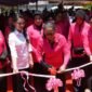 Gubernur Maluku Utara saat menghadiri peresmian fasilitas sumur bor dan Mandi, Cuci, Kakus (MCK) umum melalui program Bhayangkari Peduli. || dok : Kasedata