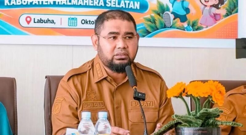 Bupati Halmahera Selatan, Hasan Ali Bassam Kasuba. || Foto : Kasedata.id