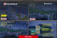 Peta kecalakaan longboat di perairan Pulau Taliabu [Dok : Tim SAR/Kasedata]